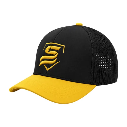 Black & Gold Trucker Snapback