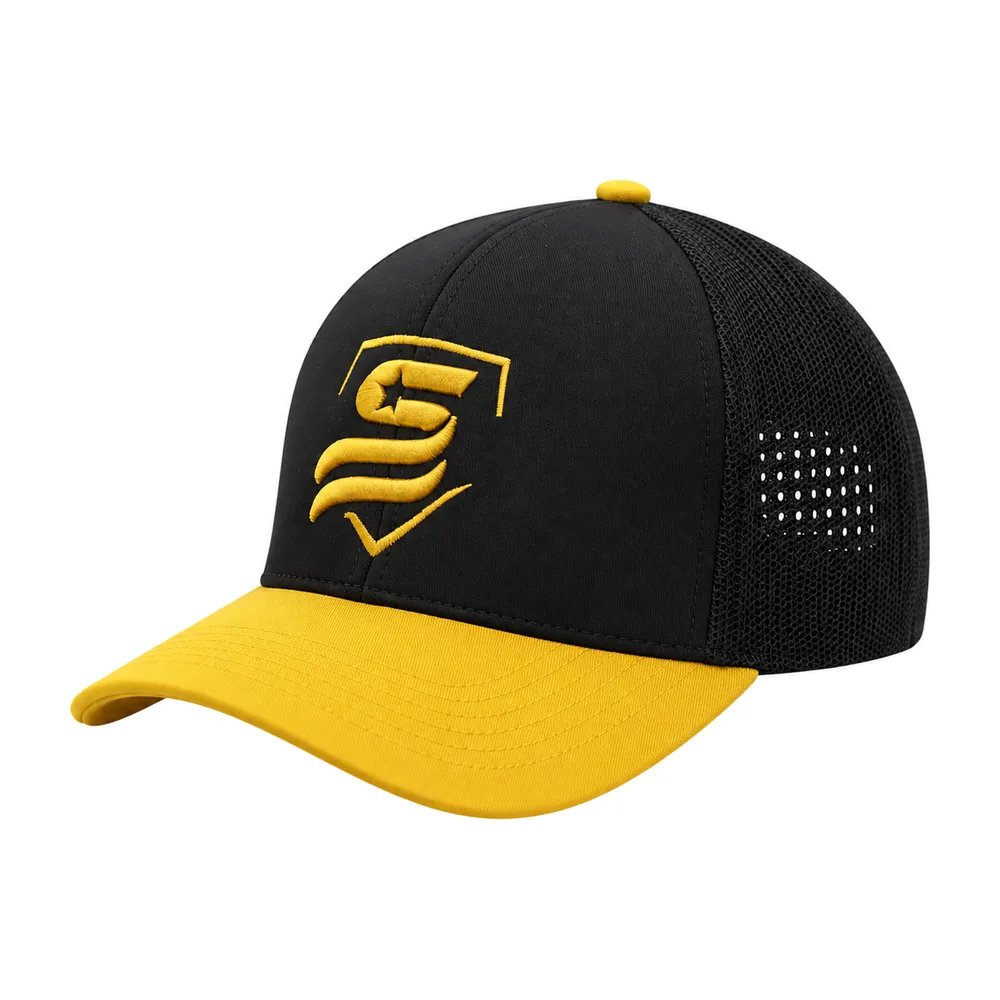 Black & Gold Trucker Snapback, view 1