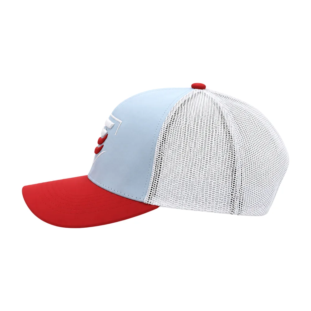 Carolina-ish Blue Trucker Snapback, view 2