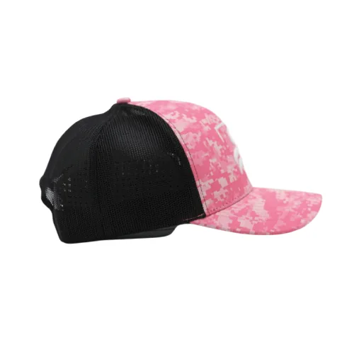 Pink Digital Camo Snapback, view 3